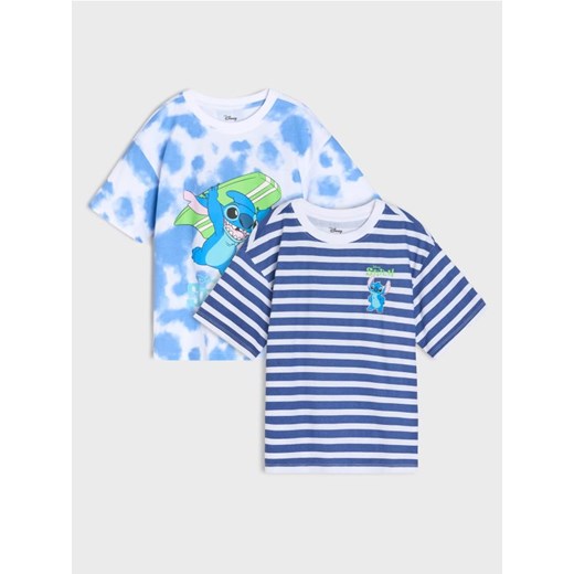 Sinsay - Koszulki 2 pack Stitch - niebieski ze sklepu Sinsay w kategorii T-shirty chłopięce - zdjęcie 184720452