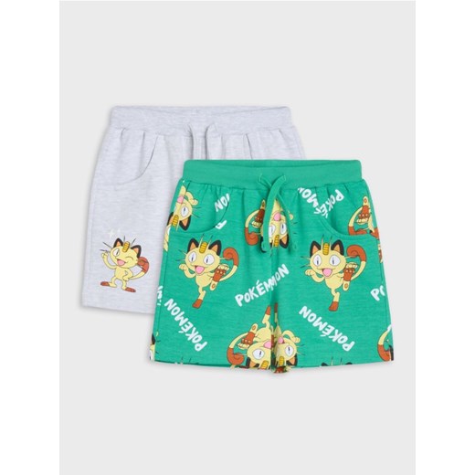 Sinsay - Szorty 2 pack Pokémon - wielobarwny ze sklepu Sinsay w kategorii Spodenki chłopięce - zdjęcie 184720551