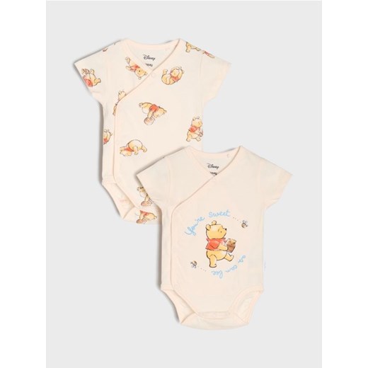 Sinsay - Body 2 pack Winnie The Pooh - kremowy ze sklepu Sinsay w kategorii Odzież dla niemowląt - zdjęcie 184720562