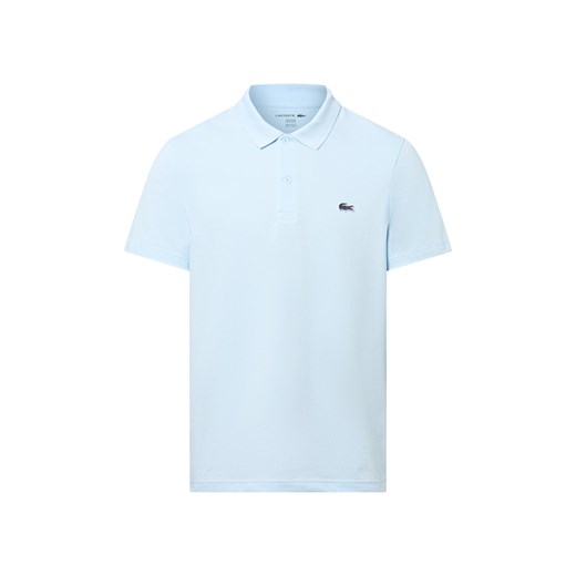 Lacoste Męska koszulka polo Mężczyźni jasnoniebieski jednolity ze sklepu vangraaf w kategorii T-shirty męskie - zdjęcie 184721340