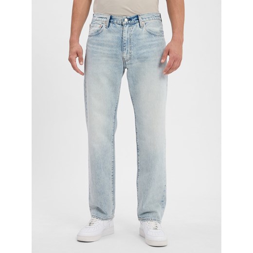 Levi's Dżinsy - 555 Relaxed Straight Mężczyźni Bawełna bielony jednolity ze sklepu vangraaf w kategorii Jeansy męskie - zdjęcie 184721351
