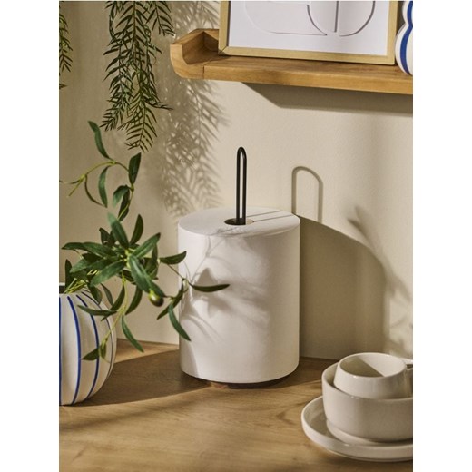 Sinsay - Stojak na ręcznik papierowy z drewna akacjowego - beżowy Sinsay One Size Sinsay
