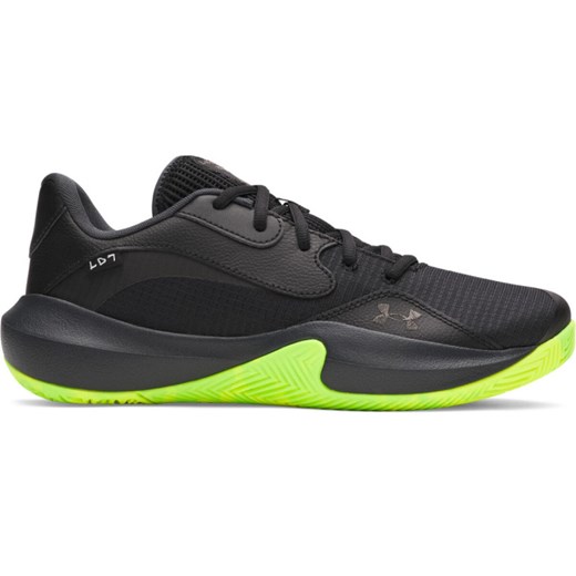 Buty do koszykówki uniseks Under Armour UA Lockdown 7 Low - czarne ze sklepu Sportstylestory.com w kategorii Buty sportowe męskie - zdjęcie 184721922