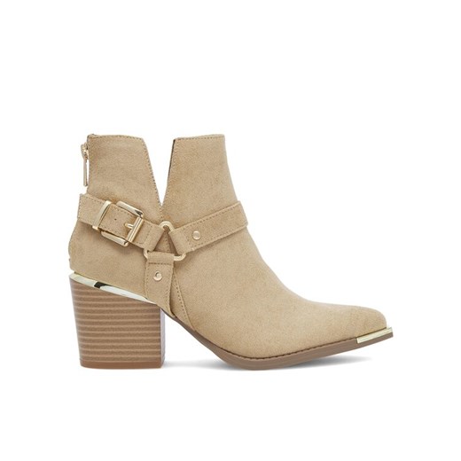 Kowbojki DeeZee YOLANDA LS6075-01 Beżowy 41 eobuwie.pl