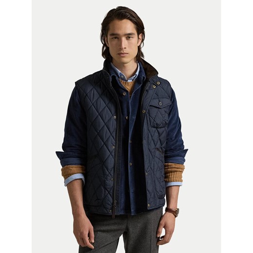 Polo Ralph Lauren Kamizelka 710940375001 Granatowy Regular Fit ze sklepu MODIVO w kategorii Kamizelki męskie - zdjęcie 184722372