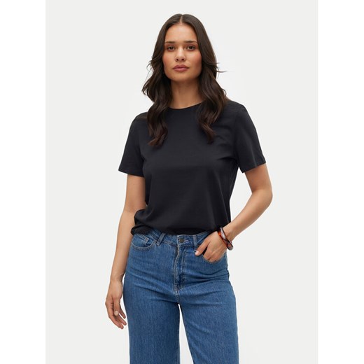 Vero Moda T-Shirt Paulina 10316991 Czarny Regular Fit ze sklepu MODIVO w kategorii Bluzki damskie - zdjęcie 184722382
