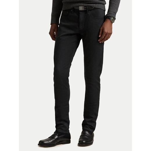 Polo Ralph Lauren Chinosy 710812262001 Czarny Slim Fit ze sklepu MODIVO w kategorii Spodnie męskie - zdjęcie 184722434