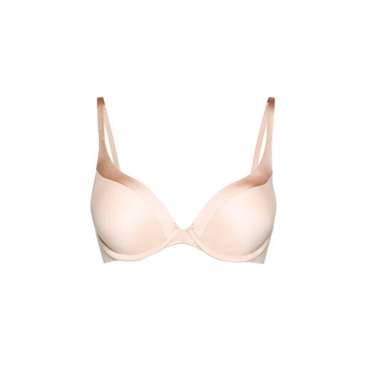 Triumph Biustonosz push-up Body Make-Up Soft Touch 10205991 Beżowy Triumph 75F MODIVO