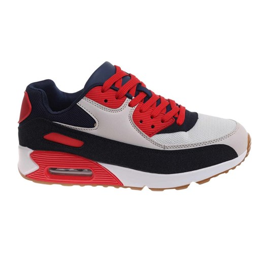 Sznurowane buty sportowe męskie /E7-3 17965 W388/ ze sklepu Pantofelek24.pl w kategorii Trampki męskie - zdjęcie 184723193