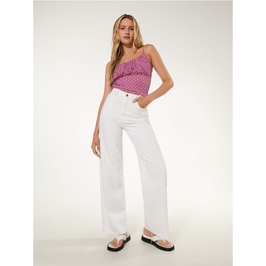 Sinsay - Crop top ze wzorem - wielobarwny ze sklepu Sinsay w kategorii Bluzki damskie - zdjęcie 184724820