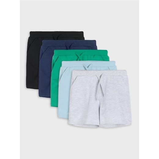 Sinsay - Szorty 5 pack - błękitny Sinsay 128 (7-8 l) Sinsay