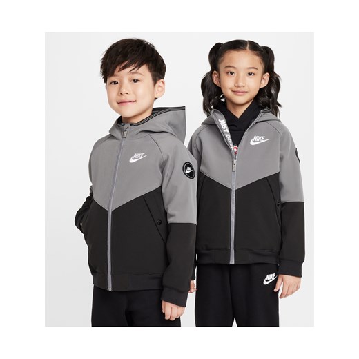 Kurtka dla małych dzieci Futura Softshell Nike - Szary ze sklepu Nike poland w kategorii Kurtki chłopięce - zdjęcie 184724941