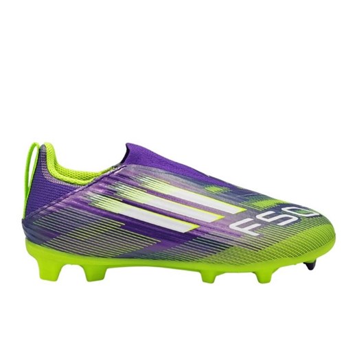 Buty piłkarskie adidas F50 League Ll FG/MG Jr JH7743 fioletowe 36 2/3 ButyModne.pl