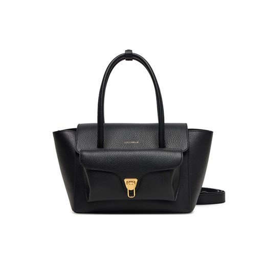 Torebka Coccinelle T8A Coccinelledouble Beat E1 T8A 18 02 01 Czarny ze sklepu eobuwie.pl w kategorii Torby Shopper bag - zdjęcie 184725174
