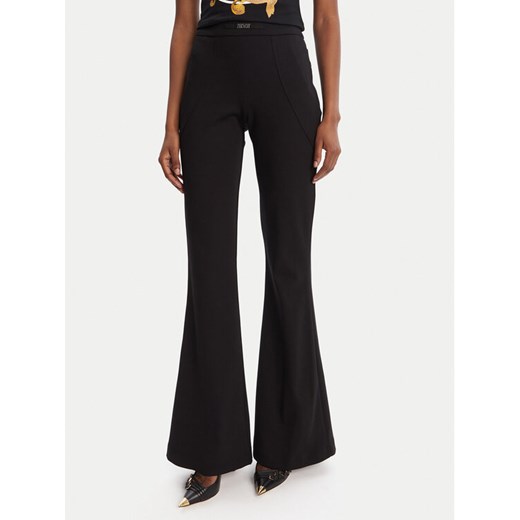 Versace Jeans Couture Spodnie materiałowe 79HAA105 J0092 Czarny Slim Fit ze sklepu MODIVO w kategorii Spodnie damskie - zdjęcie 184725702