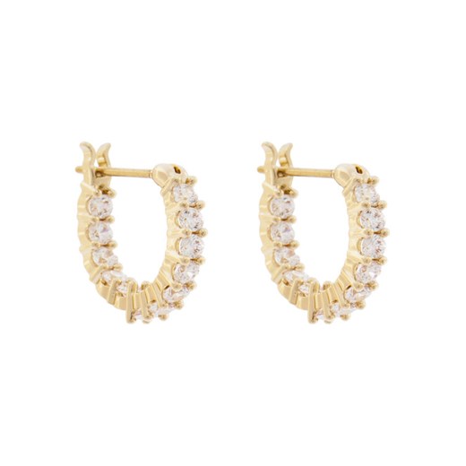 Swarovski Kolczyki Matrix Vittore 5733398 Złoty ze sklepu MODIVO w kategorii Kolczyki - zdjęcie 184725713