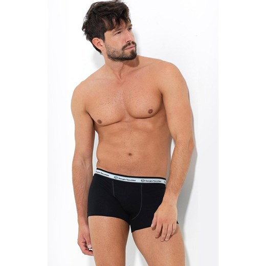 3-pak bokserki męskie bawełniane 9000 Sergio Tacchini, Kolor czarno-granatowy, Rozmiar S, Sergio Tacchini ze sklepu Primodo w kategorii Majtki męskie - zdjęcie 184726344