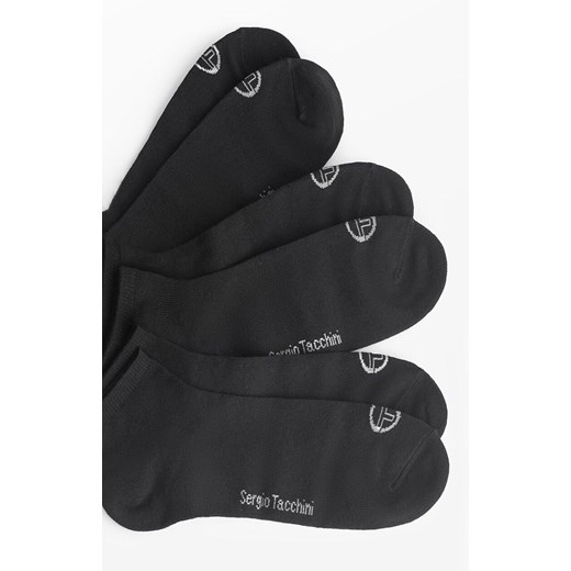 3-pack skarpetki stopki sportowe bawełniane czarne 1007 Sergio Tacchini, Kolor czarny, Rozmiar 35-38, Sergio Tacchini ze sklepu Intymna w kategorii Skarpetki damskie - zdjęcie 184726804