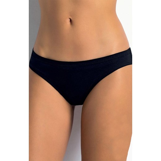 Figi damskie brazyliany czarne Natural Cotton 1447, Kolor czarny, Rozmiar XS, Sielei ze sklepu Intymna w kategorii Majtki damskie - zdjęcie 184726822
