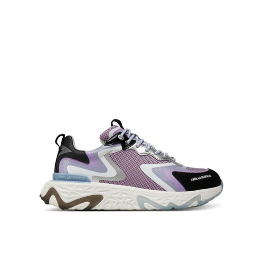 Sneakersy KARL LAGERFELD Blaze KL62415 Fioletowy ze sklepu eobuwie.pl w kategorii Buty sportowe damskie - zdjęcie 184727220