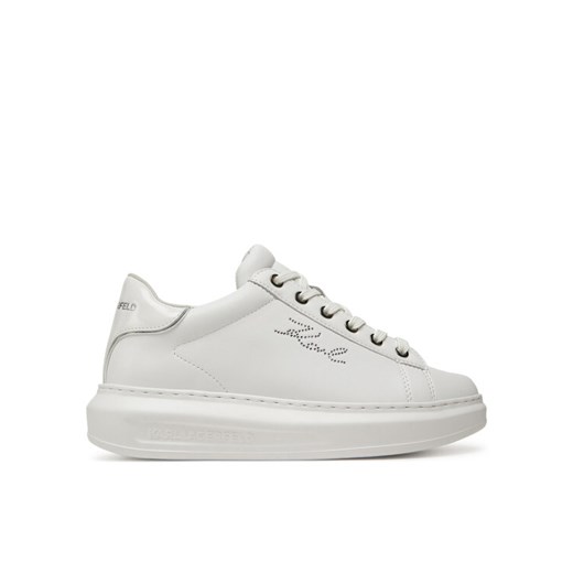 Sneakersy KARL LAGERFELD Kapri KL62518 Biały ze sklepu eobuwie.pl w kategorii Buty sportowe damskie - zdjęcie 184727232