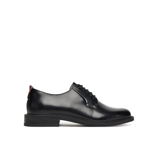 Półbuty HUGO Lysander 50548654 Czarny ze sklepu eobuwie.pl w kategorii Buty eleganckie męskie - zdjęcie 184727233