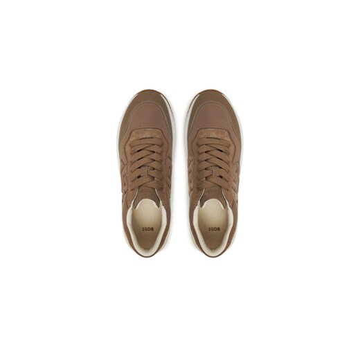 Sneakersy BOSS Skylar 50547983 Brązowy 41 eobuwie.pl