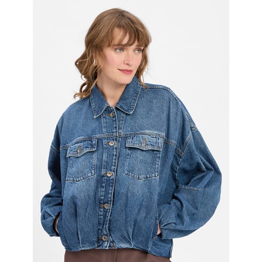 Drykorn Damska kurtka dżinsowa - Blaxton Kobiety Bawełna denim jednolity ze sklepu vangraaf w kategorii Kurtki damskie - zdjęcie 184727911