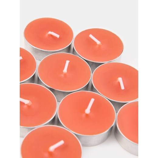 Sinsay - Zestaw świeczek tealight Pupmkin Spice - żółty Sinsay One Size Sinsay