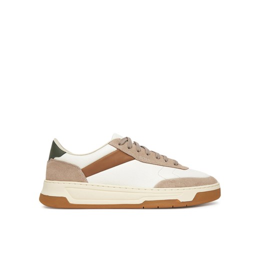 BOSS Sneakersy Baltimore 50548705 Beżowy ze sklepu MODIVO w kategorii Buty sportowe męskie - zdjęcie 184730294