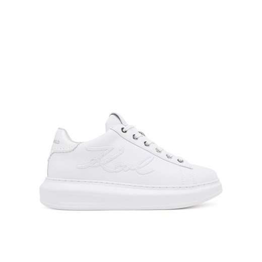 KARL LAGERFELD Sneakersy Kapri KL62572A Biały ze sklepu MODIVO w kategorii Buty sportowe damskie - zdjęcie 184730322