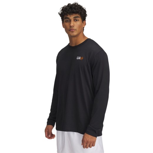 Męski longsleeve z nadrukiem Under Armour UA Workwear Logo - czarny Under Armour XL promocja Sportstylestory.com