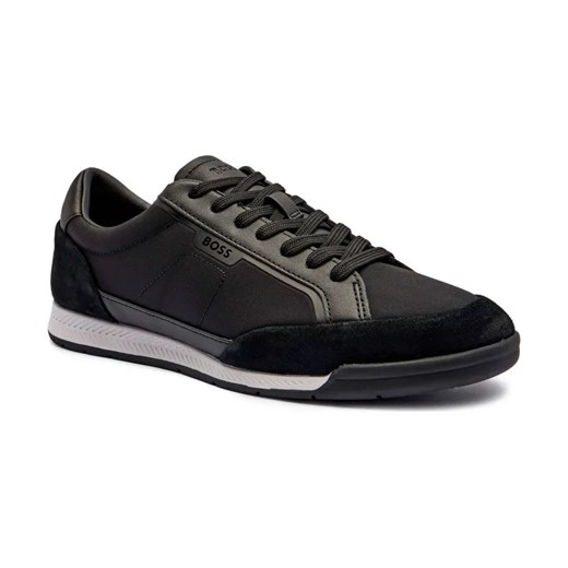 BOSS BLACK Sneakersy Nitan_txsd | z dodatkiem skóry ze sklepu Gomez Fashion Store w kategorii Buty sportowe męskie - zdjęcie 184732020