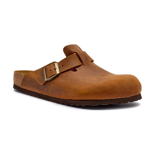 Birkenstock Skórzane mule Boston | regular fit ze sklepu Gomez Fashion Store w kategorii Klapki męskie - zdjęcie 184732041
