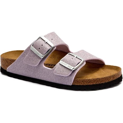 Birkenstock Klapki Arizona | z dodatkiem skóry | narrow fit ze sklepu Gomez Fashion Store w kategorii Klapki damskie - zdjęcie 184732092