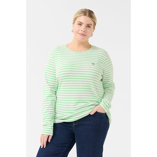 Kaffe Koszulka w kolorze biało-jasnozielonym Kaffe XL wyprzedaż Limango Polska