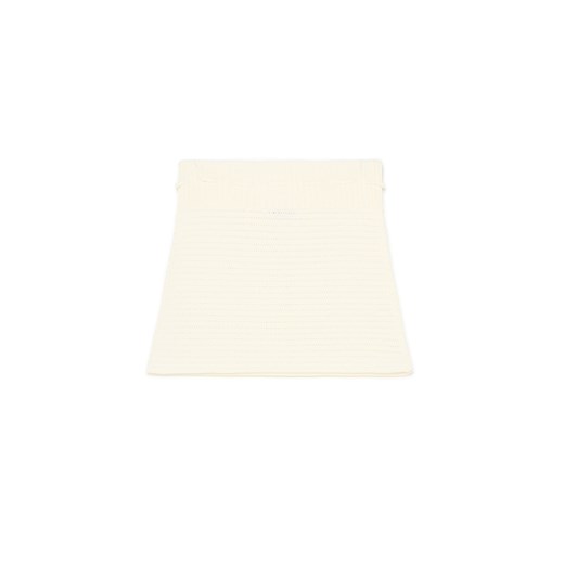 Cropp - Szydełkowa spódnica z wiązaniem - biały Cropp L Cropp