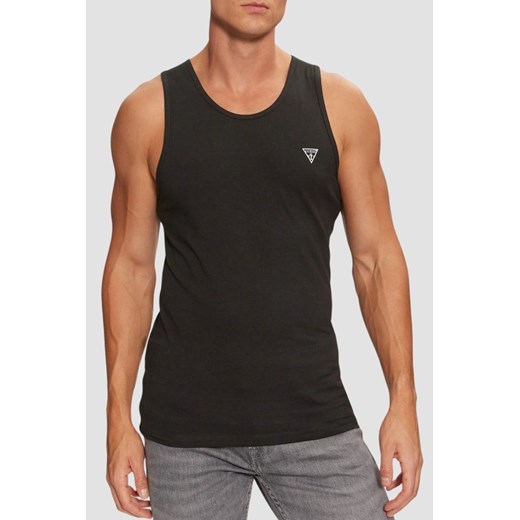GUESS Czarna męska podkoszulka 2 Pack, Rozmiar S ze sklepu outfit.pl w kategorii T-shirty męskie - zdjęcie 184734281