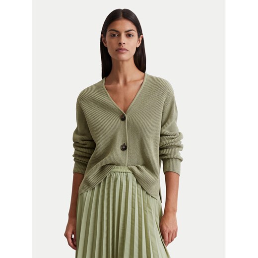 Marc O'Polo Kardigan 506 6059 61069 Zielony Relaxed Fit ze sklepu MODIVO w kategorii Swetry damskie - zdjęcie 184734431