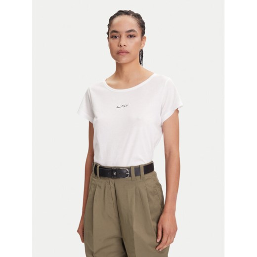 Marc O'Polo T-Shirt 506 2067 51431 Biały Regular Fit ze sklepu MODIVO w kategorii Bluzki damskie - zdjęcie 184734434
