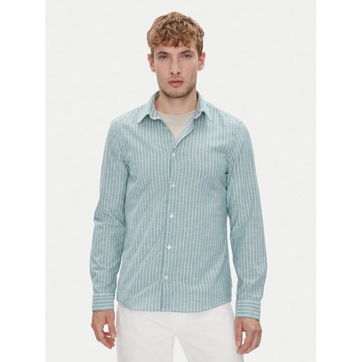 Marc O'Polo Koszula 526 7210 42358 Zielony Slim Fit ze sklepu MODIVO w kategorii Koszule męskie - zdjęcie 184734440