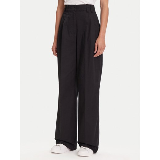 Marc O'Polo Spodnie materiałowe 506 0341 10105 Czarny Loose Fit ze sklepu MODIVO w kategorii Spodnie damskie - zdjęcie 184734483