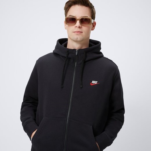 nike bluza z kapturem m nsw club dt hoodie fz bb essentials dq8384-012 ze sklepu 50style.pl w kategorii Bluzy męskie - zdjęcie 184734913