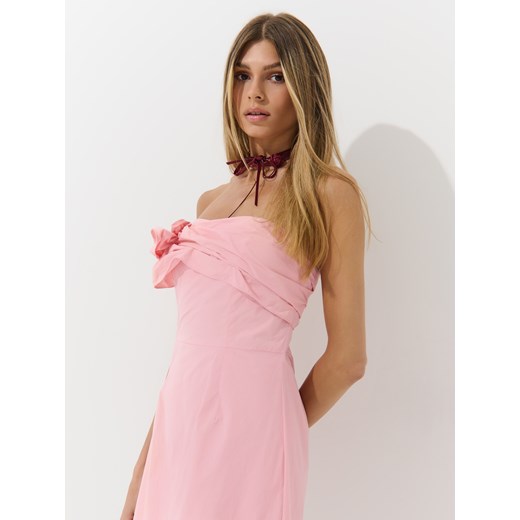 Mohito - Sukienka mini z różą - pastelowy różowy Mohito 36 Mohito