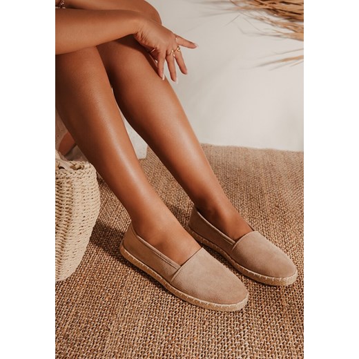 Ciemnobeżowe Espadryle Vices na Podeszwie z Plecionki Sesaniela ze sklepu born2be.pl w kategorii Espadryle damskie - zdjęcie 184735961