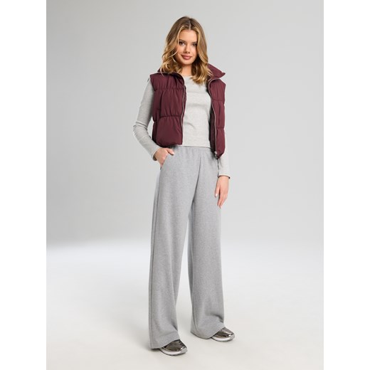 Sinsay - Koszulka z długimi rękawami - szary Sinsay M Sinsay