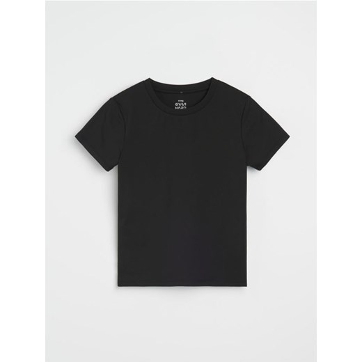 Sinsay - Koszulka z krótkim rękawem - czarny Sinsay S Sinsay