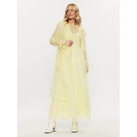 TWINSET Sukienka codzienna 232TP2101 Żółty Regular Fit ze sklepu MODIVO w kategorii Sukienki - zdjęcie 184738870