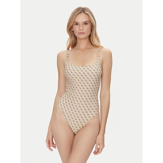 Guess Strój kąpielowy E5GJ45 KCRL2 Beżowy ze sklepu MODIVO w kategorii Stroje kąpielowe - zdjęcie 184740191