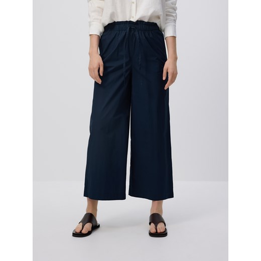 Reserved - Luźne spodnie - granatowy Reserved XS Reserved